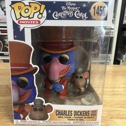 Gonzo as Charles Dickens & Rizzo Funko Pop #1456 Muppets Christmas Carol Disney