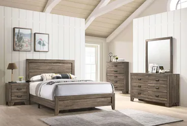 Wooden 5 Piece Bed Room Set