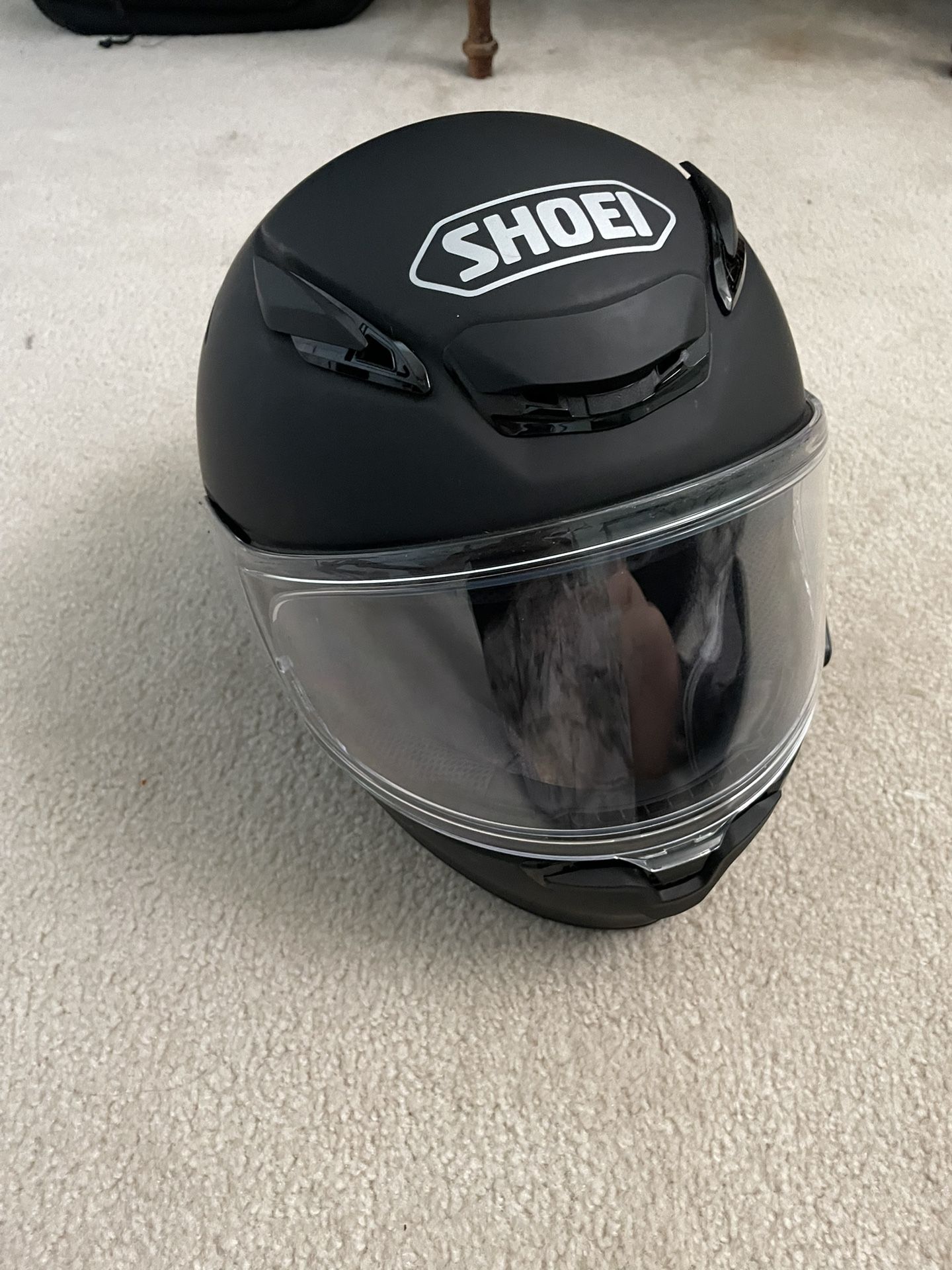 Shoei RF-1400 Helmet [Matte Black] SIZE M / Cardo Packtalk Edge (PRICE IN DESCRIPTION)