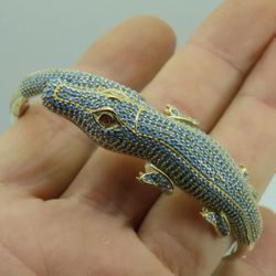 Turquoise 925 sterling silver bangle size 7.5