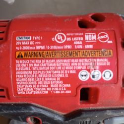 Craftsman 20v drill