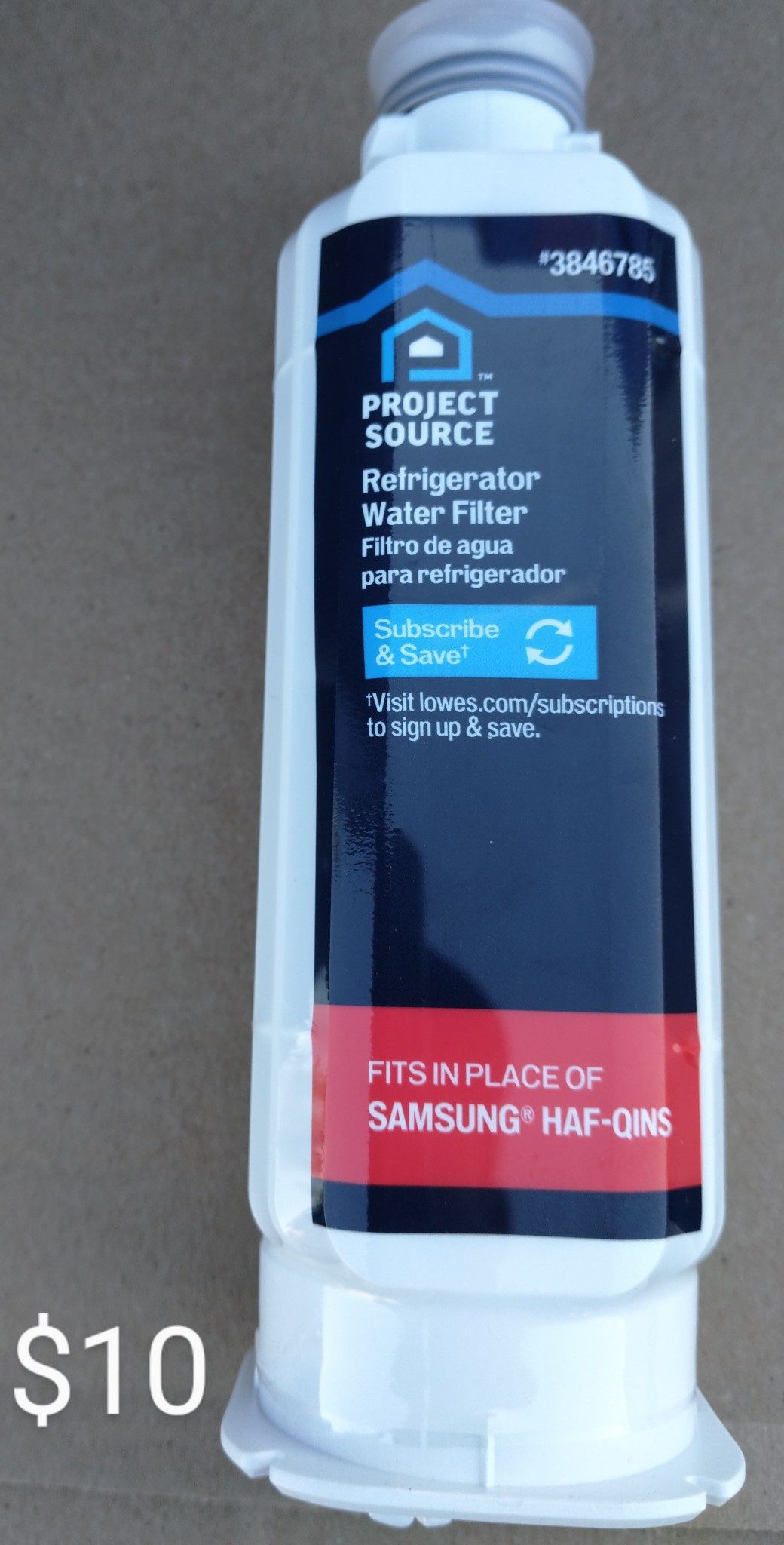Project Source Refrigerator Water Filter 