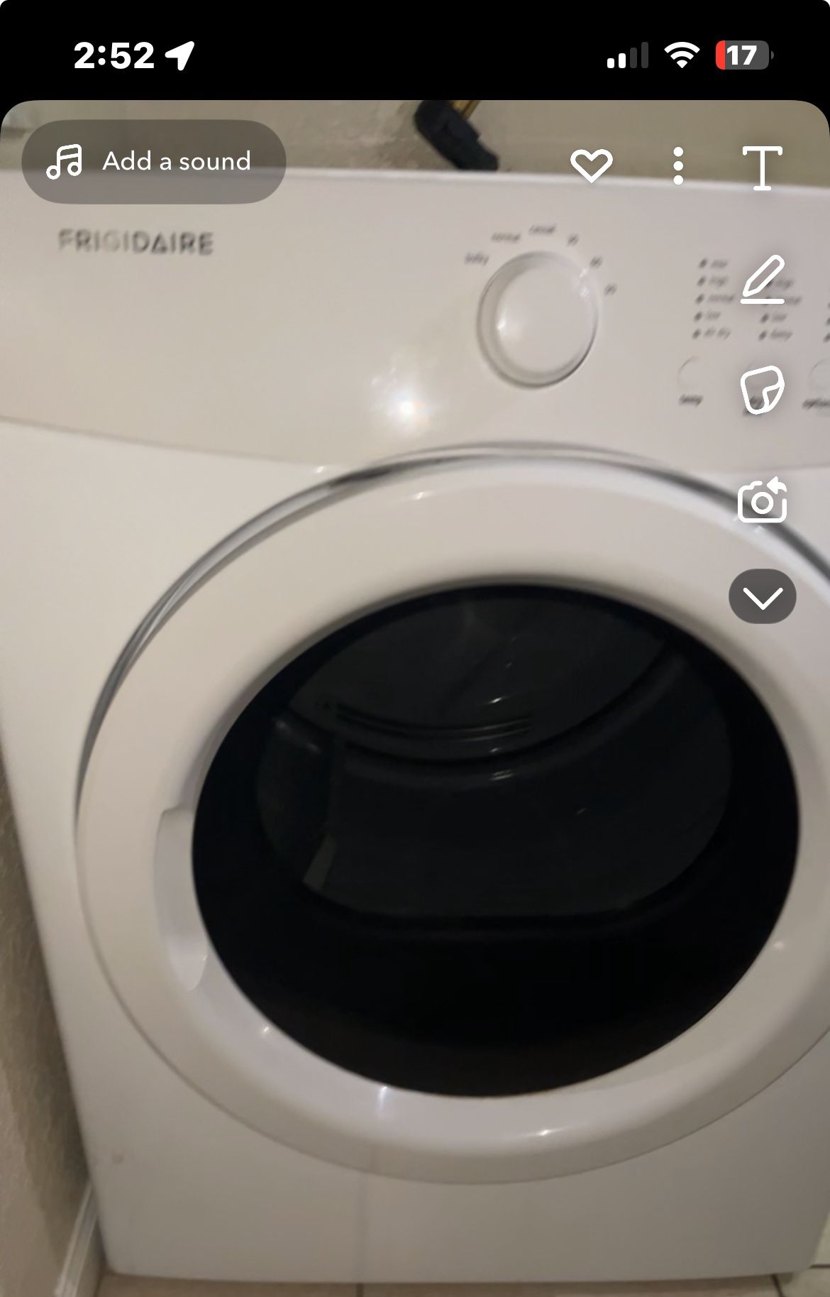 Frigidaire Dryer For Parts Or Repair 