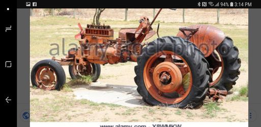 Old tractor haul off