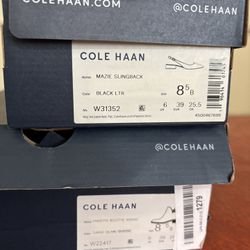 Two Pair Cole Haan Shoes Women’s 8.5 B