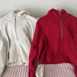Lululemon Scuba Cropped Hoodies
