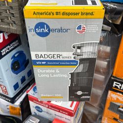 InSinkErator Badger 100, 1/3 HP Continuous Feed Kitchen Garbage Disposal, Badger Series