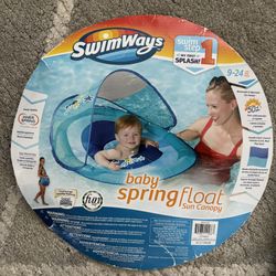 Swim ways Baby Spring Float With Sun Canopy