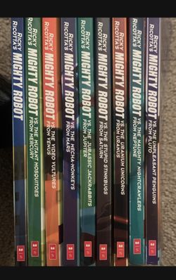 Books Box Set Of 1-9, Ricky Ricottas Mighty Robot