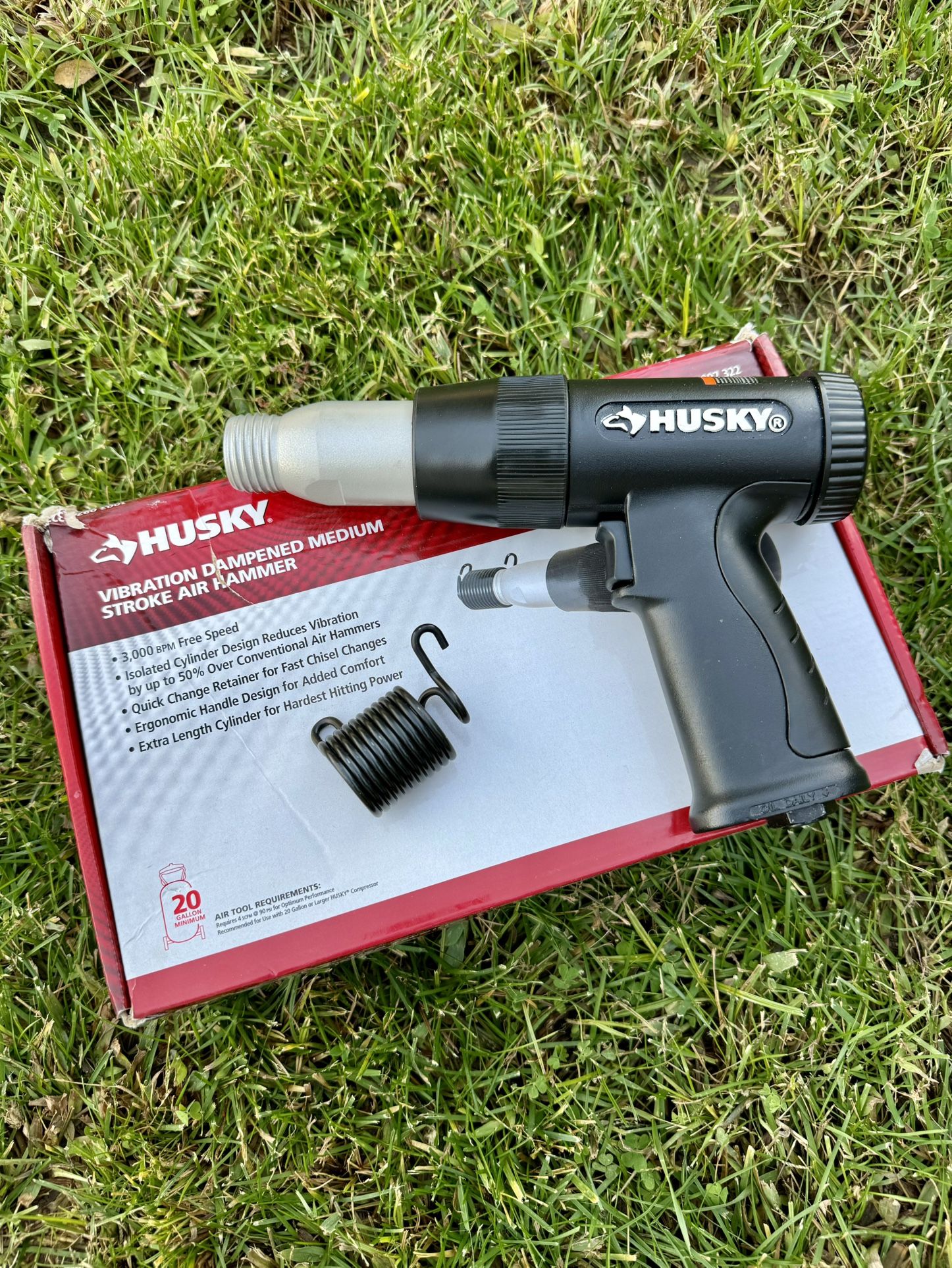 Husky VIBRATION DAMPENED MEDIUM STROKE AIR HAMMER