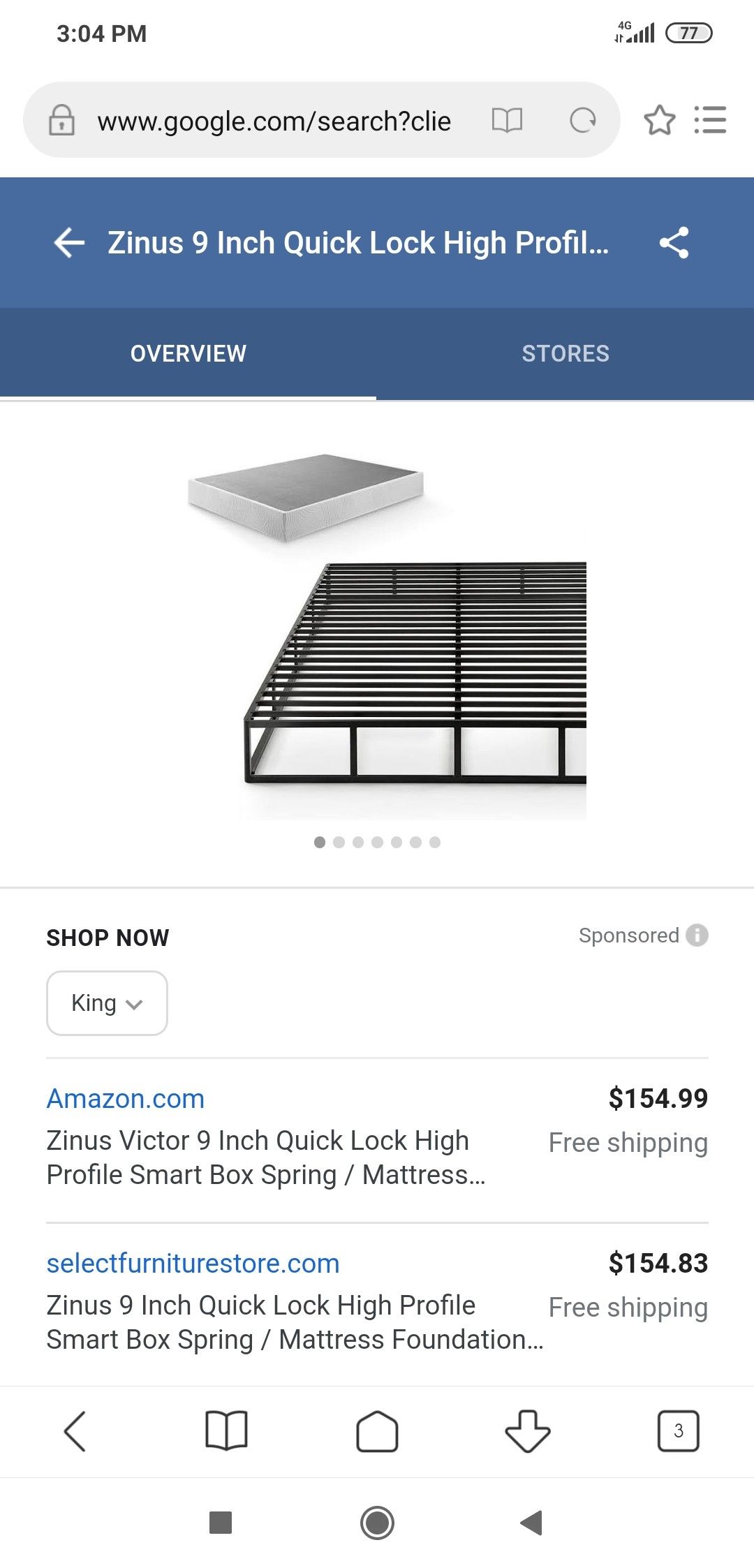 Smart box spring