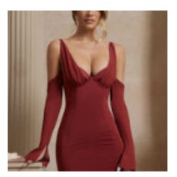 Oh Polly Burgundy Dress