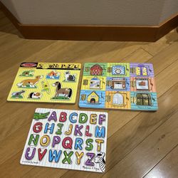 Melissa & Doug Wooden Puzzles