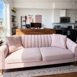 Noble House Ansonia Mid Century Modern 3 Seater Sofa