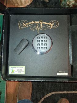 American Security floor or wall safe