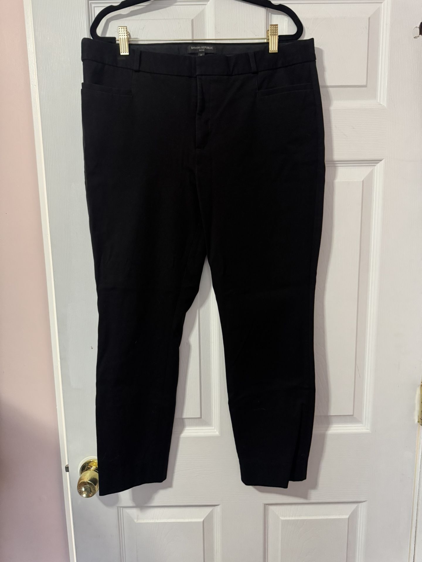 Size 14 Dress Pants Banana Republic Work Wear Casual Women’s Clothing Slacks