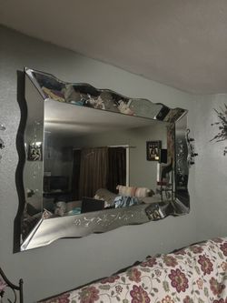 1950s Antique Mirror