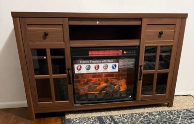 Desk & heater