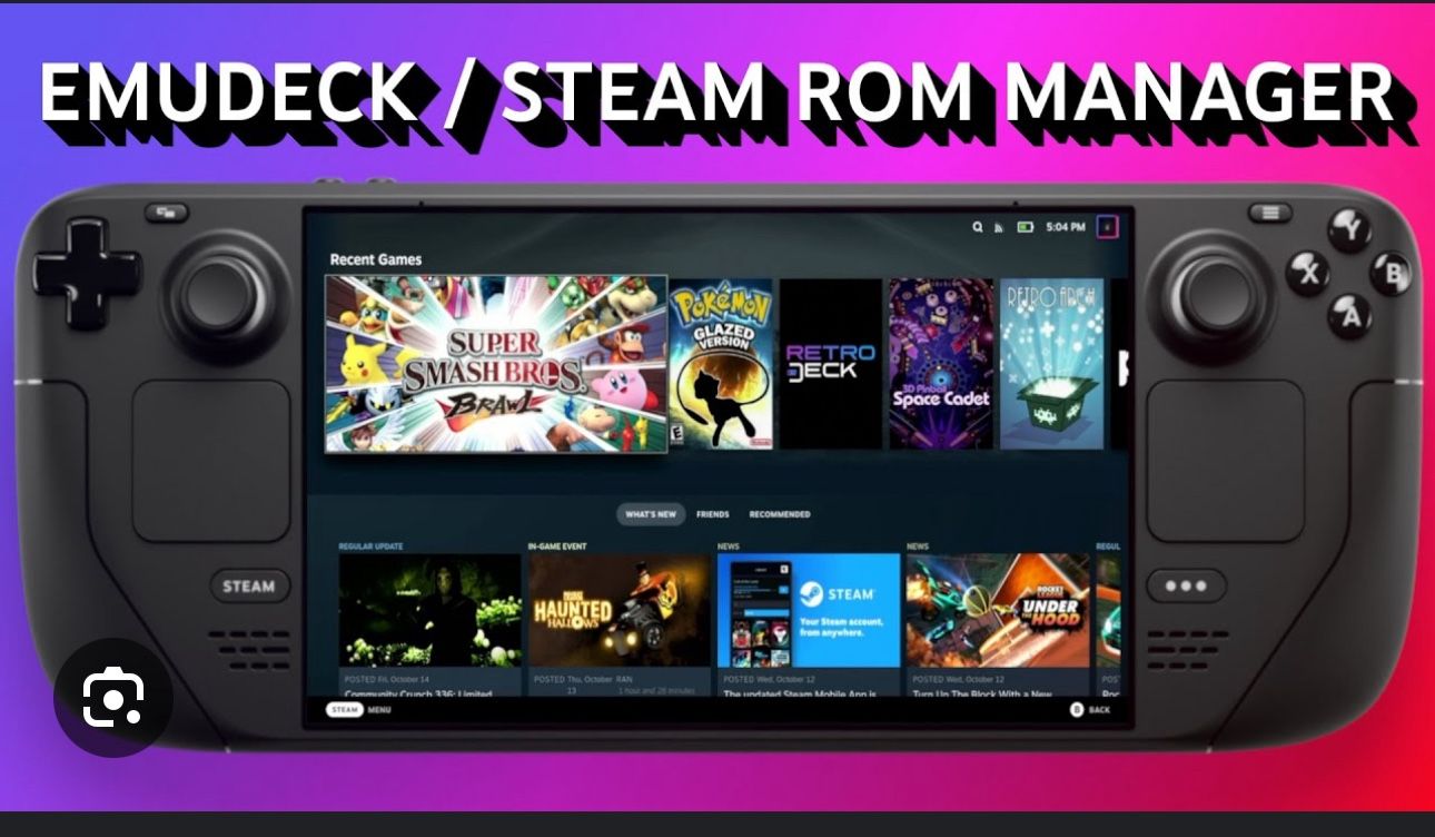 Help Me Download Steam Deck ROMS