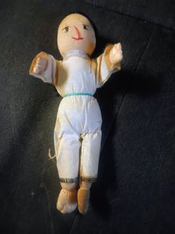 Handmade native doll from Ecuador