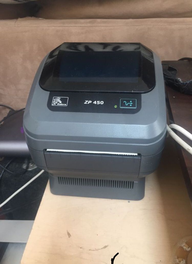 Zebra ZP 450 thermal label printer USB
