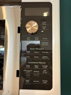 Cafe 1.7 Cu. Ft. Matte White Over The Range Microwave