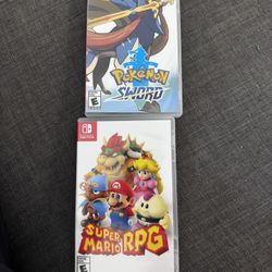 Pokemon Sword and Super Mario RPG