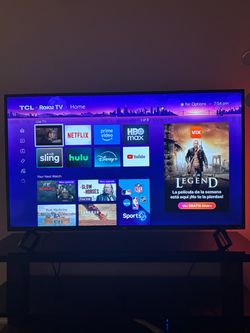 TCL 55” 4K Roku Smart TV