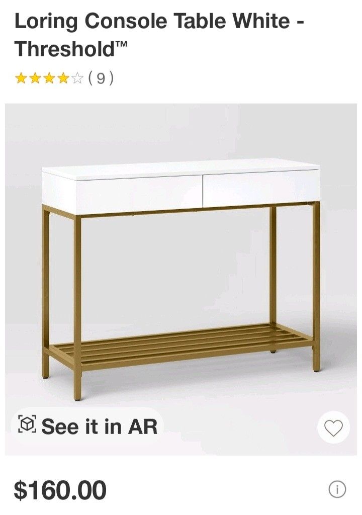 Console Table Still In Box