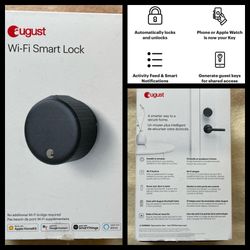 August Smart Deadbolt Lock - Access from your Phone