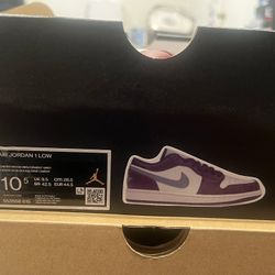 Air Jordan 1 Low White Bordeaux