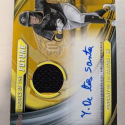 2024 Topps Yordany De Los Santos Patch/Auto Gold