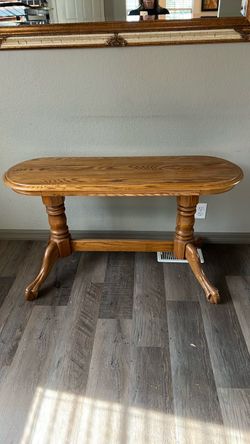 Oak side table