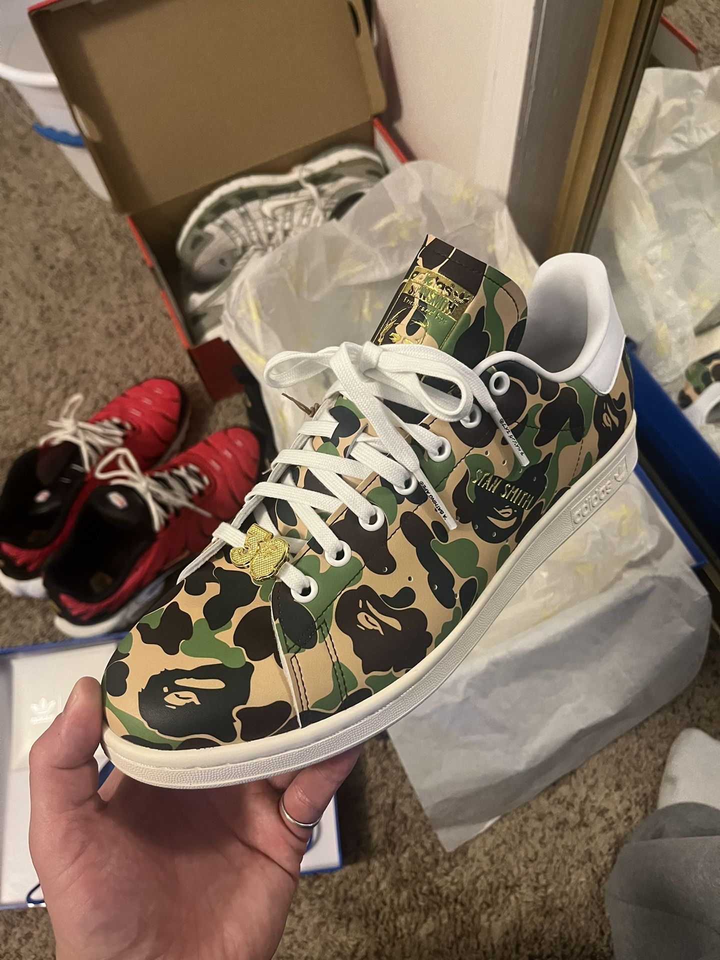 Adidas Bape X Stan Smith Size 12