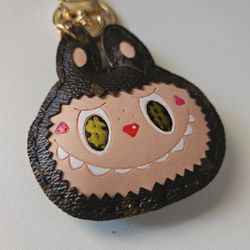 Upcycled With Authentic LV Material - Labubu