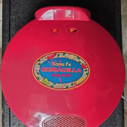 Vintage Santa Fe Quesadilla Large Maker Electric Pan Skillet Oven Works