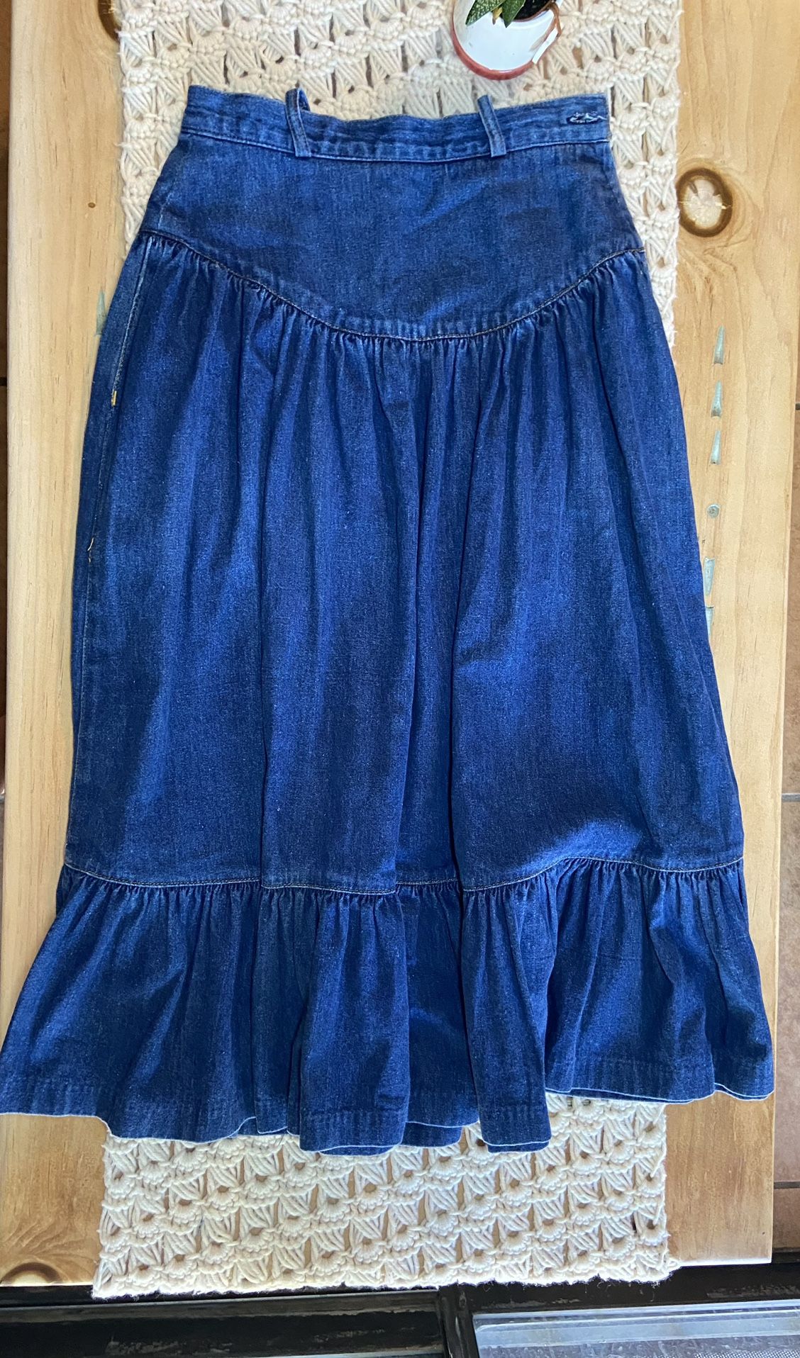 Vintage Denim Skirt Bonbon by Arcadia