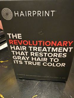Brand New Unopened Hairprint Tru Color Restorer Plus + Chelating Bul - Dark