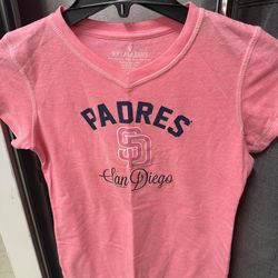 San Diego Padres Women’s Tee – Pink (Large)