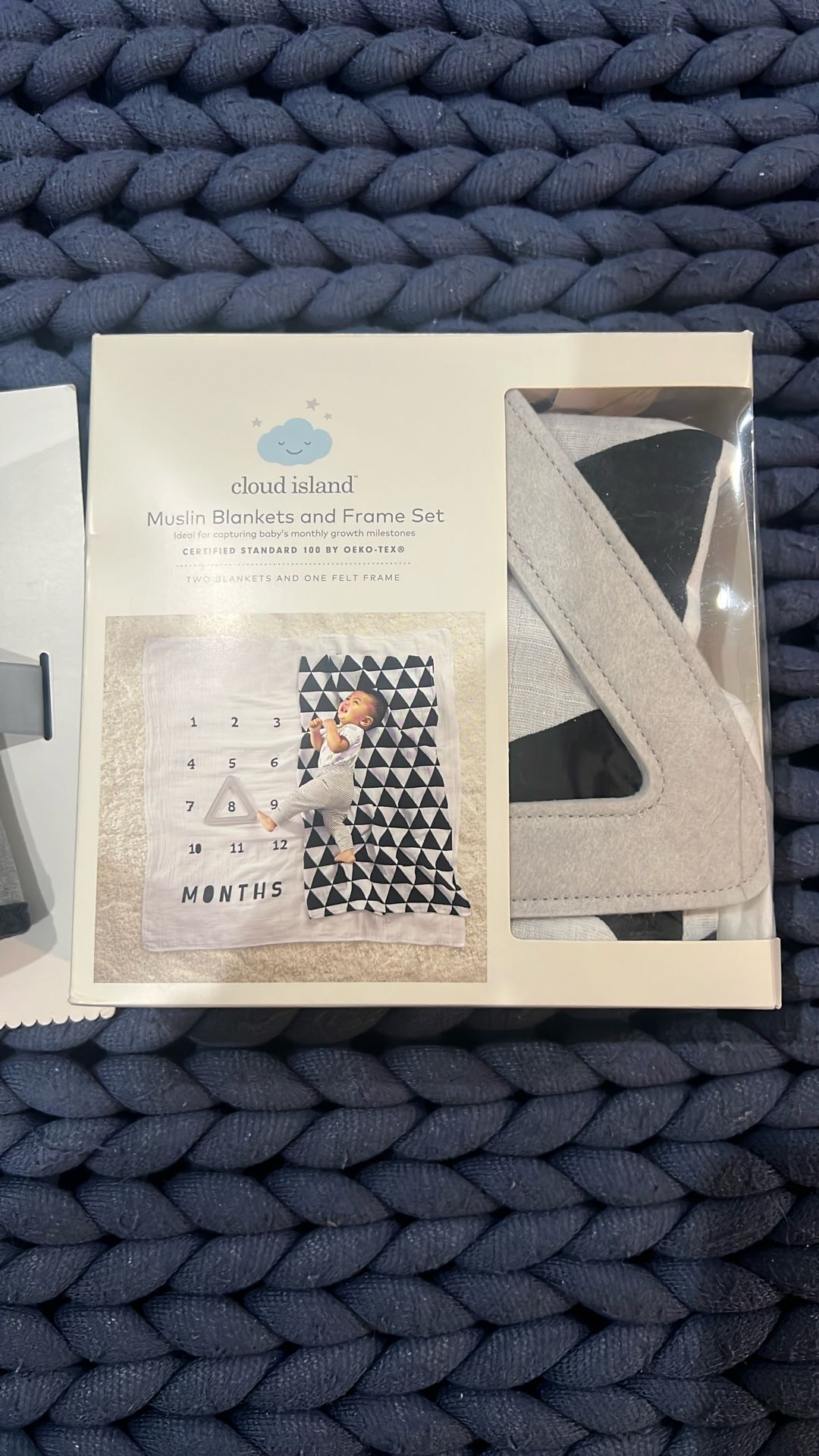 Cloud Island 1st Year Blanket Calendar & 3 Burping Clothes