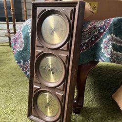 Classic Springfield Wall Weather Gauge Set – Works Great