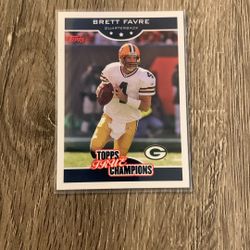 Topps True Champions Brett Favre Card