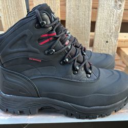 NIB Nortiv 8 Men's Black Non-Slip Waterproof Boots (Men’s Size 11) - $35