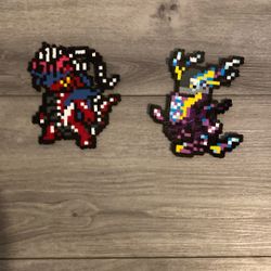 Paldean Legendaries Pokemon Perler Bead/ Pixel Art