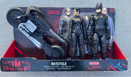 NEW 2022 The Batman Batcycle Pack with 4 Figures Target Exclusive  - $35