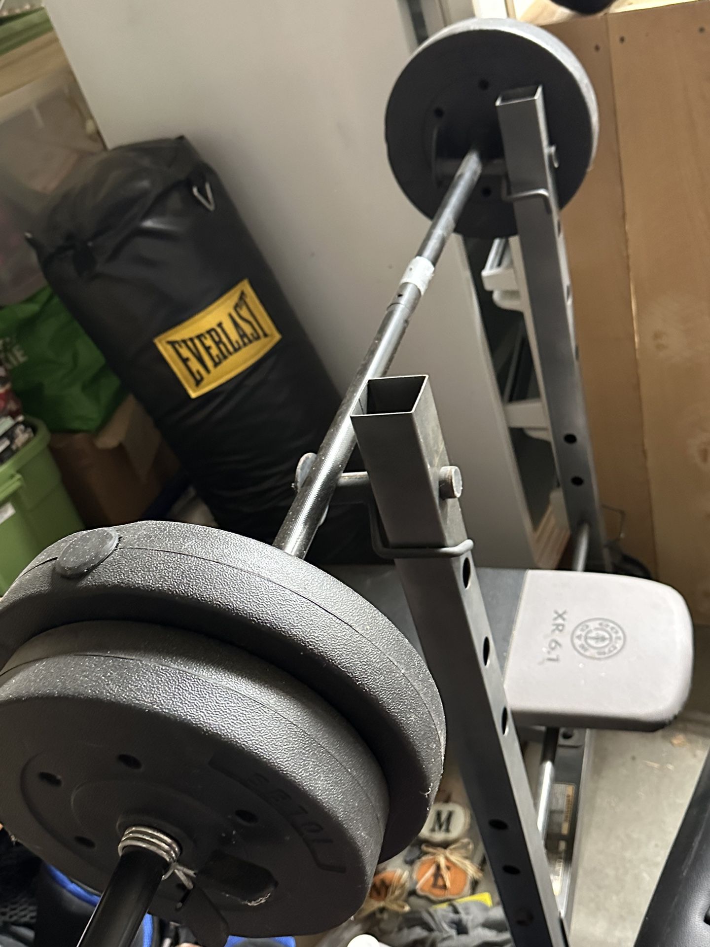 Golds Gym Bench Press And Weights