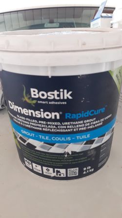 Bostil urethane grout hematite