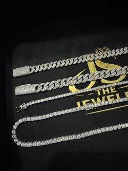 💎 ICED TENNIS CHAINS, BRACELETS & CUBAN LINKS 💎