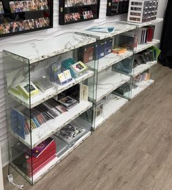 Shelving display units