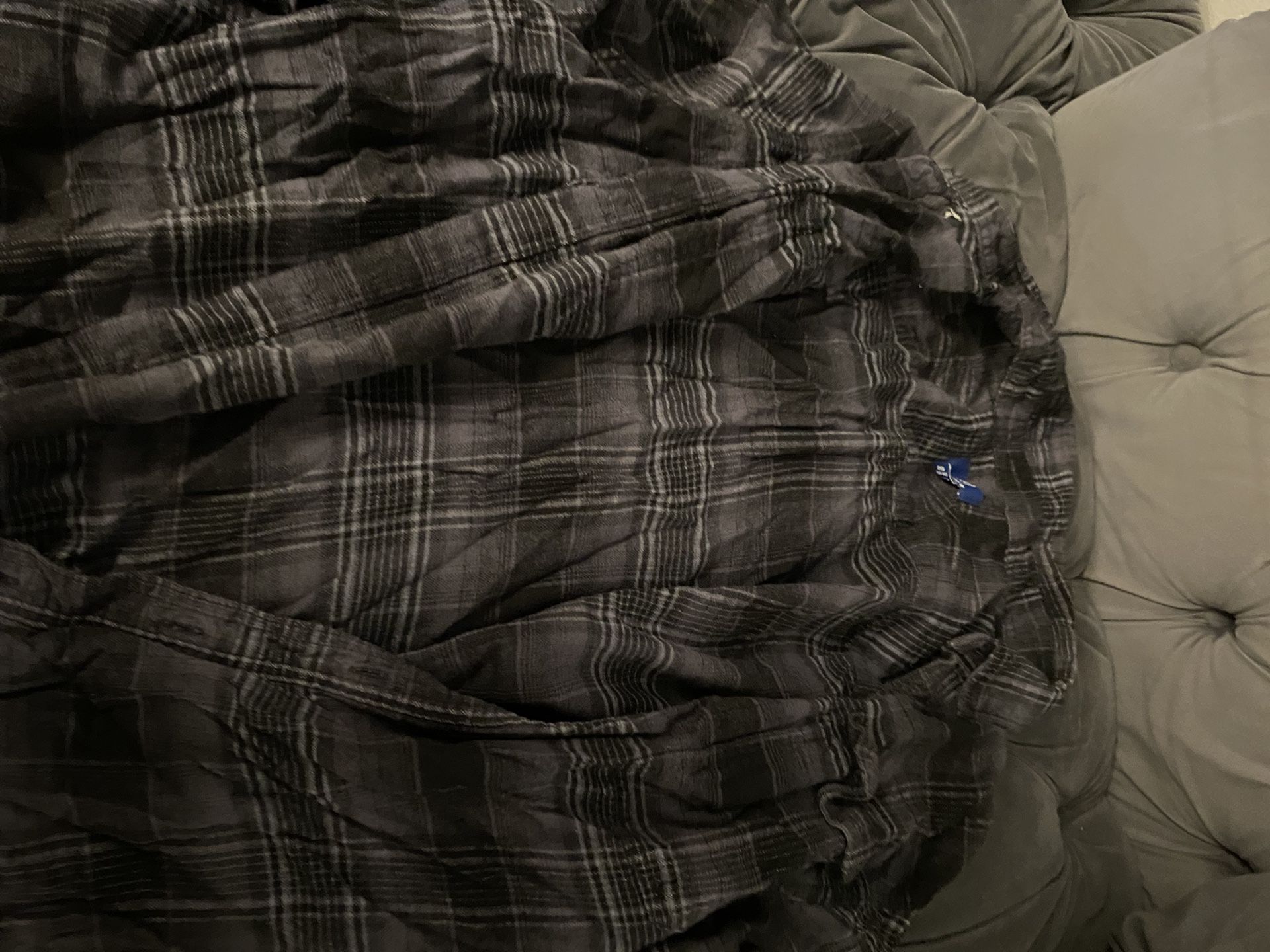 button up check plaid shirts 3x